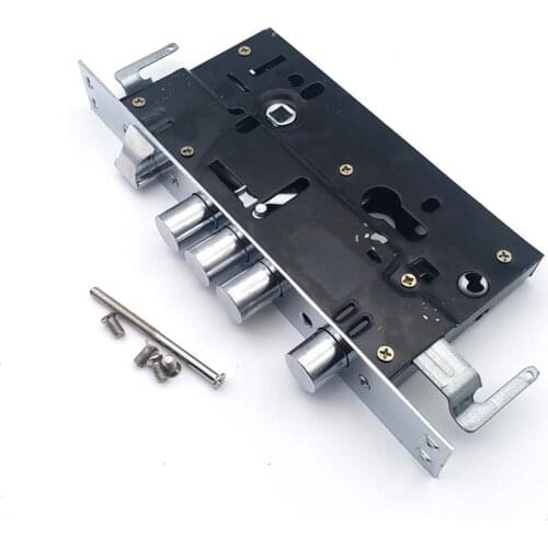 Universal Security Mortise Entry Door Lock Body Hardware Anti-theft Gate Lock Fitting Size 30 Round Latch