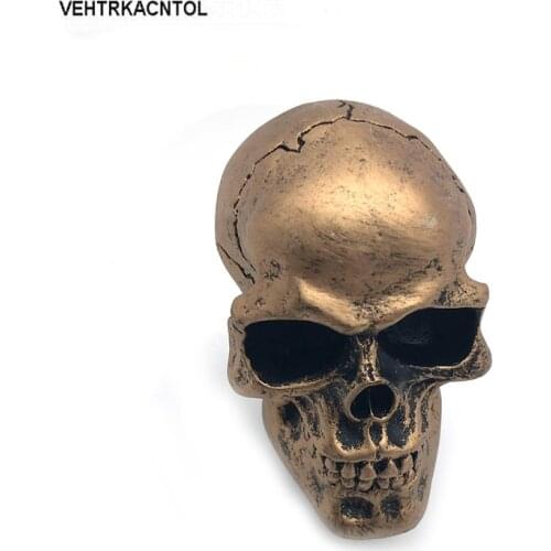 VEHTRKACNTOL Skull Gear Shift Knob Carved Skull Skeleton Bone Ghost Gear Shift Knob Gear Knob