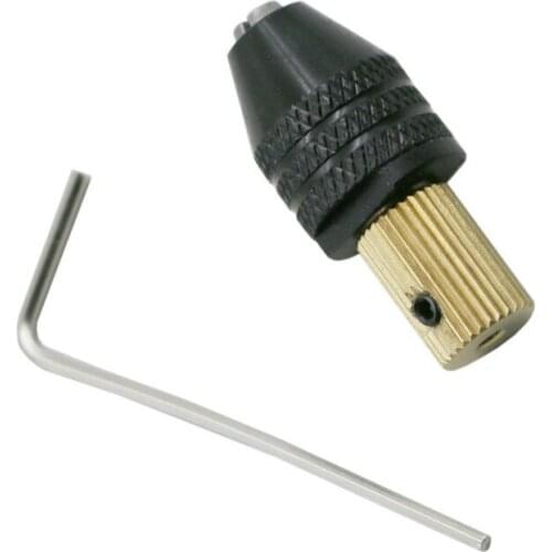 1set 2.3mm / 3.17mm Electric Motor Shaft Mini Chuck Fixture Clamp 0.5mm-3.2mm Small To Drill Bit Micro Chuck Fixing Device