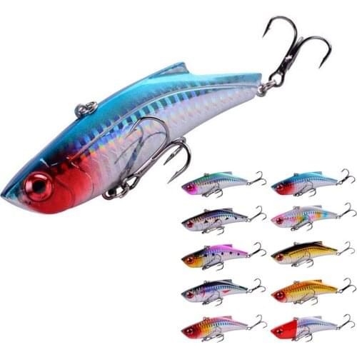 1Pcs 9cm 28g Fishing Lure VIB winter Ice Fishing Hard Bait Minnow Pesca Isca Artificial Bait Crankbait Swimbait Winter Fishing