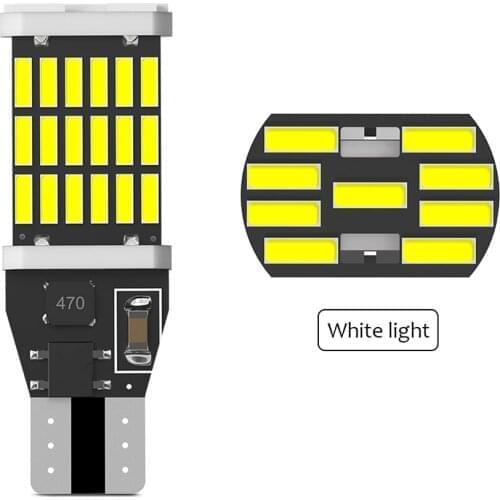 100 x W16W T15 LED Bulbs 48 SMD Canbus OBC Error Free LED Backup Light 921 912 W16W LED Bulbs Car Reverse Lamp Xenon White DC12V