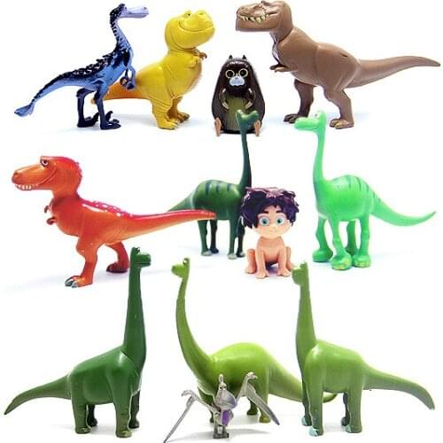 12pcs/lot Dinosaur Model Figures Action Figures Doll Cake Decoration Ornaments