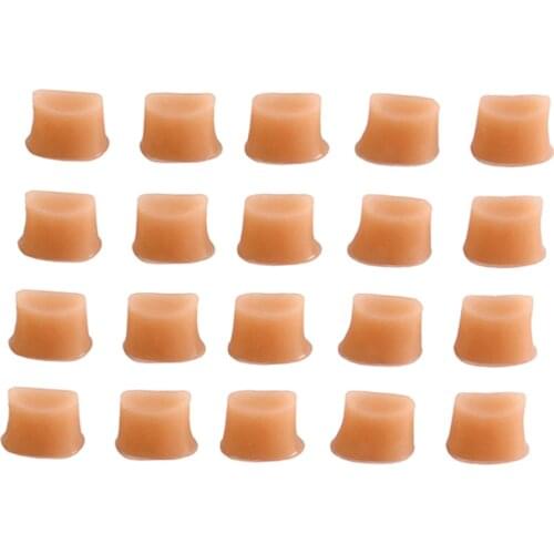 20 Packs Soft Silica Flute Cushion Pads Small Size DIY Parts Accs For Beginners