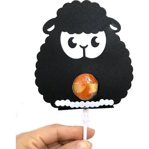 3D Lamb Lillipop Holder Metal Cutting Dies for DIY Scrapbooking Album Decorative Crafts Embossing Paper Cards Making 2021 New