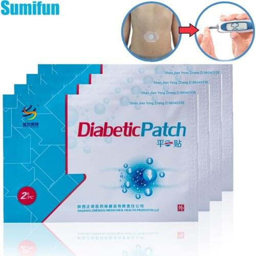 8pcs=4bags Diabetic Treatment Patch Stabilizes Blood Sugar level balance Blood Glucose Patches Natural Herbs Medical Plaster