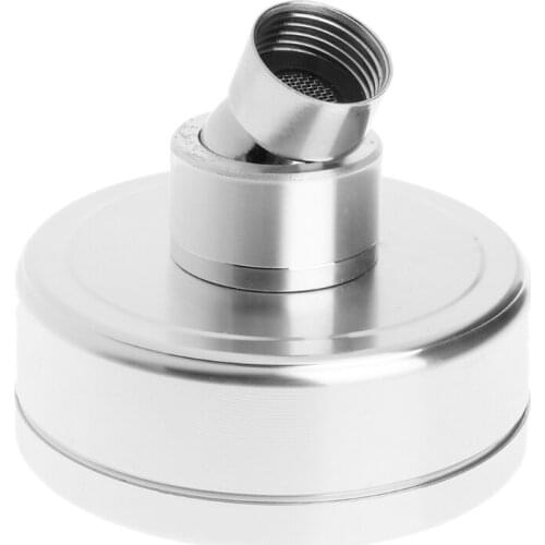 Aluminum Space Pressurized Shower Head 3.2inch Nozzle Bathroom Hotel Sprinkler