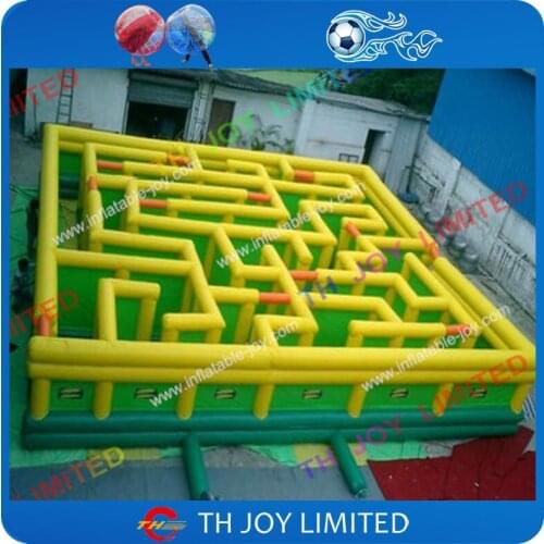 Free shipping! oxford 8x8m/26.5ftx26.5ft inflatable maze, inflatable maze game for kids and adults,with blower freely