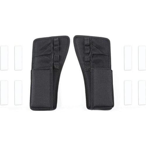 For 2015-2021 Dodge Charger Center Console Gear Shift Storage Organizer Bag, Seat Space Side Pocket Storage Box, 2Pcs