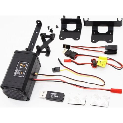 ESS Dual speakers Sound Group Simulate Sound Effects FOR 1/10 TRAXXAS Trx - 4 Trx4 RC Car With Stent NEW