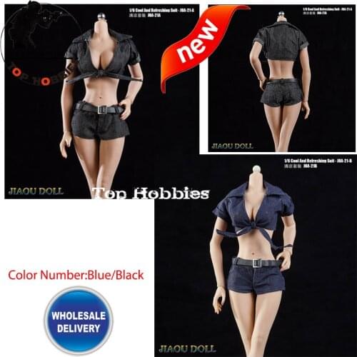1/6JO Scale Action & Toy Figures Dolls & Accessories Woman Killer Cool Clothes Suit Fit 12Inch Female PH UD LD Body Figure Toy