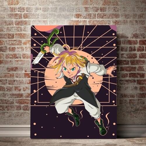 Canvas Pictures Home Anime Seven Deadly Sins Meliodas Decoration Paintings Poster HD Prints Wall Art Modular Living Room Framed