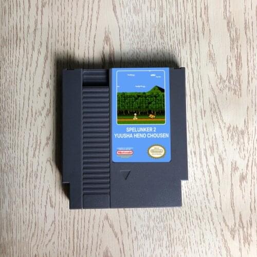 Spelunker 2 Yuusha heno Chousen - 72 pins 8bit game cartridge