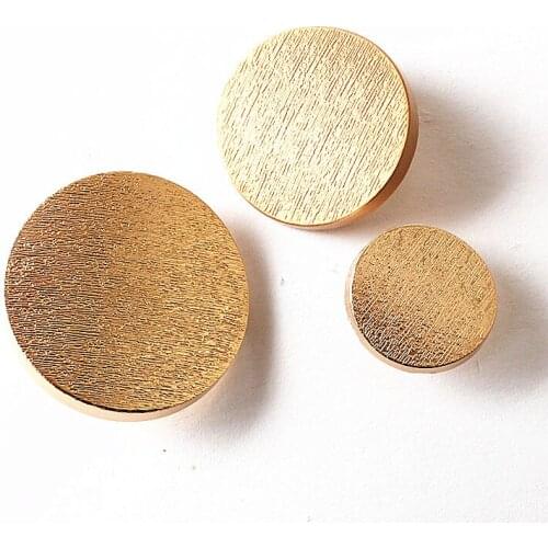 Free shipping 30pcs/lot High-grade surface metal button cashmere cloth coat for men and women windbreaker suit shirt coat butt