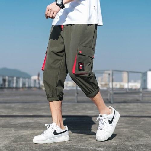 Streetwear Mens Overalls Fashion Casual Multi Pocket Jogging Pants Male Novel Spring New Sweatpants Mens Pants Large Size 5XL