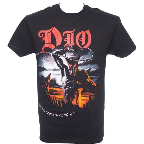 Dio Holy Diver Official Licensed T-Shirt Heavy Metal New S-3Xl O Neck Short Sleeves Boy Cotton Men T Shirt Top Tee
