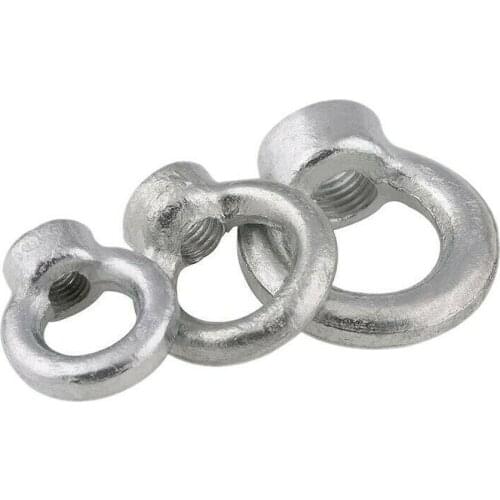 M6M8M10M12M14M16 galvanized Ring hanger nut / carbon steel galvanized eye nut
