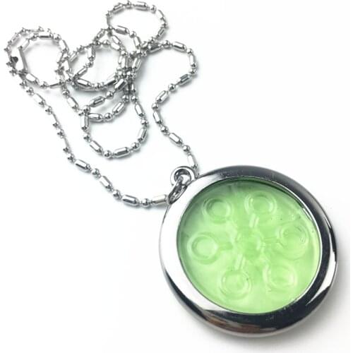 Quantum Pendant Scalar Energy Ion Necklace Titanium Bio Chi Jewelry Lava Stone Charm Glasses Pendants 5g protection pendant
