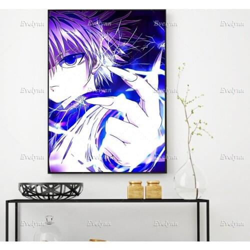 Anime Poster Hunter X Hunter Oil Painting Posters And Print On Canvas Wall Art Modular Pictures Living Room Decor Floating Frame