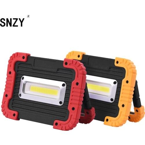SNZY Portable LED Emergency Light COB Work Light Outdoor Waterproof Rechargeable camping lamp Portable flood light