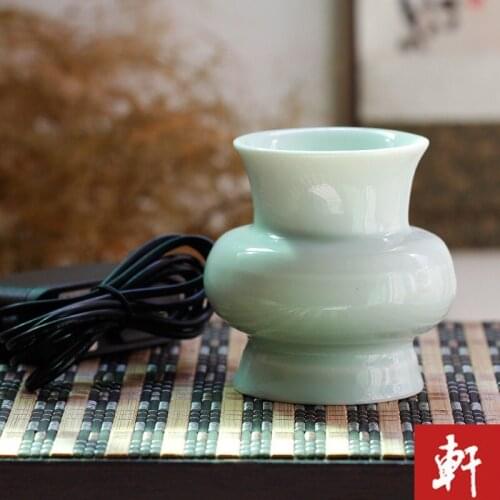 Taiwan celadon incense burner electronic charging portable electronic incense burner incense road