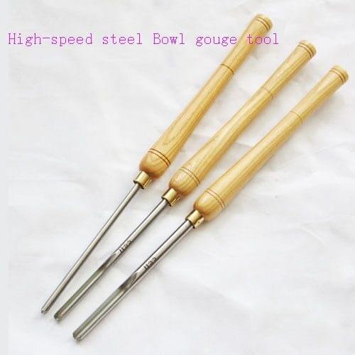 High-speed steel woodworking Bowl gouge tool,Round knife,DIY woodworking lathe cutting tool