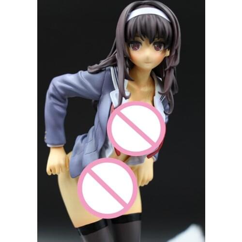 Japanese anime Saenai Heroine No Sodatekata kasumigaoka utaha lovely black stockings ver. anime girl figure