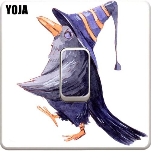 YOJA Interesting Birds Decor Wall Switch Sticker Living Room Bedroom Personalized Decals 10SS0414