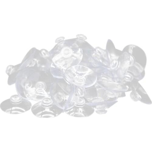 100Pcs 40Mm Clear Suction Cup Sucker Mushroom Head Suction Cup Suction