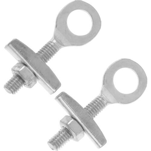 2PCS Fixed Gear Bicycle Chain Adjust Bolt Commuting Bike Chain Tensioner Bolts