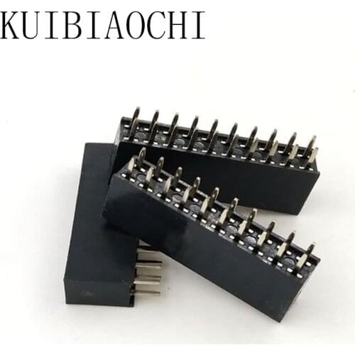 20pcs/LOT Pin Header Female 2x10 Pin 20 Pin 2.54mm Pitch Double Row Female Straight Header Pitch