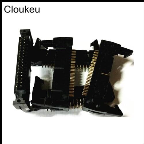 5Pcs Ox Horn Socket DC2-34P 2.54mm Straight pin Horn hook PCB Connector