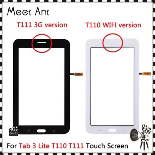 7.0" For Samsung Galaxy Tab 3 Lite 7.0 SM-T110 SM-T111 T110 T111 Touch Screen Digitizer Sensor Front Outer Glass Lens Panel