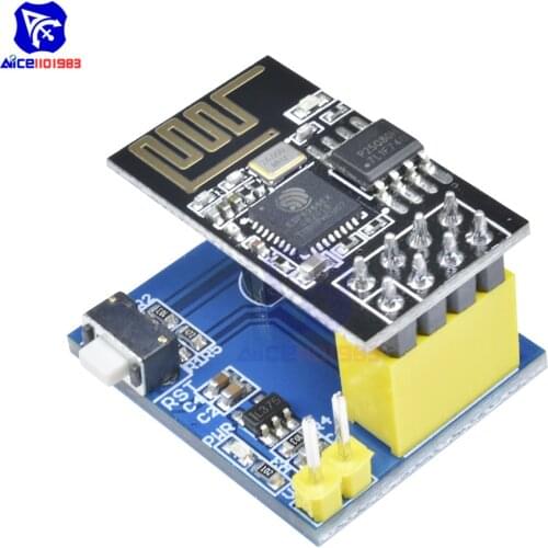 Diymore ESP8266 ESP01S WiFi Wireless DS18B20 Temperature Humidity Sensor Module NodeMCU Adapter Expansion Board for Arduino IOT