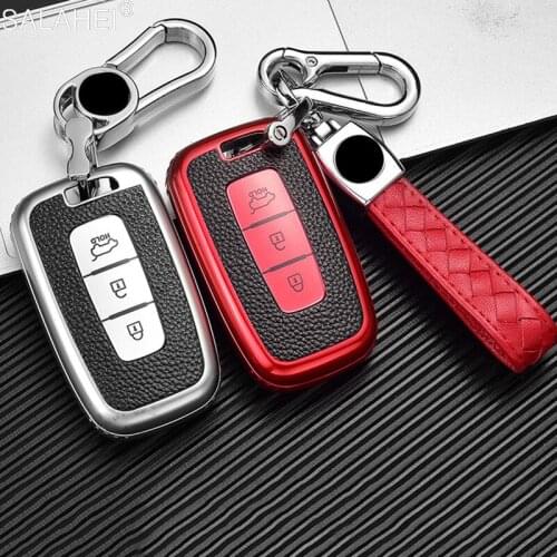 TPU Car Key Case Cover For KIA RIO K2 K3 Sportage For Hyundai Solaris HB20 Veloster SR IX35 Accent Elantra i30 Car Accessories
