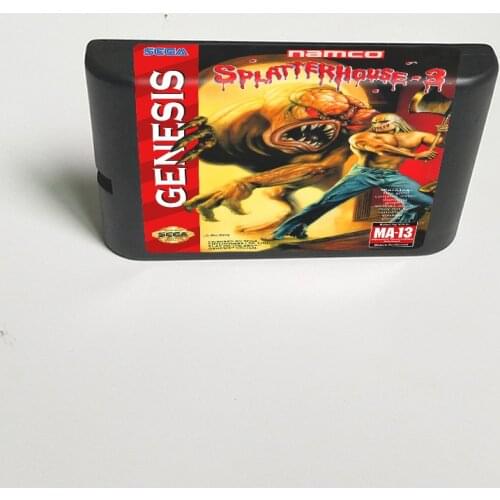 Splatterhouse 3 - 16 Bit MD Game Card for Sega Megadrive Genesis Video Game Console Cartridge