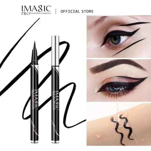 IMAGIC Dropshipping Professional Matte Eyeliner Waterproof Liquid Type Makeup Eye Liner Nature Long Lasting