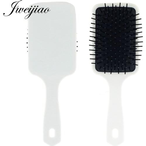 JWEIJIAO Custom Photo Massage Comb Personalized Woman Tangle Detangling Brushes Scalp Hairdressing Salon Hair Care Tool