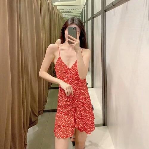 Lazy slothbear Red Summer Dresses