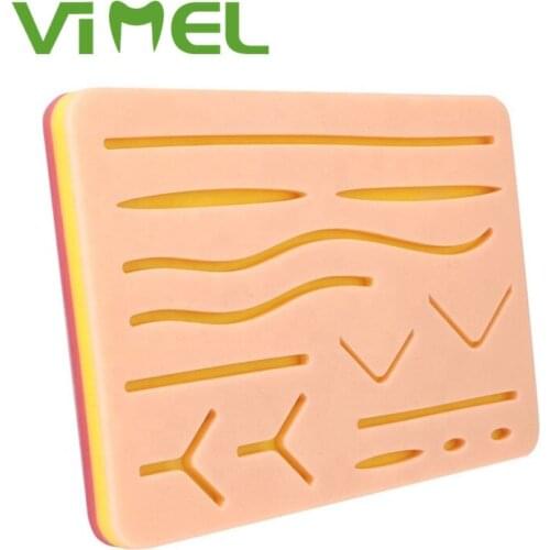 Medical Dental Science Multiple Wounds Teaching Resources Durable Use Skin Silicone Suture Training practice Pad model