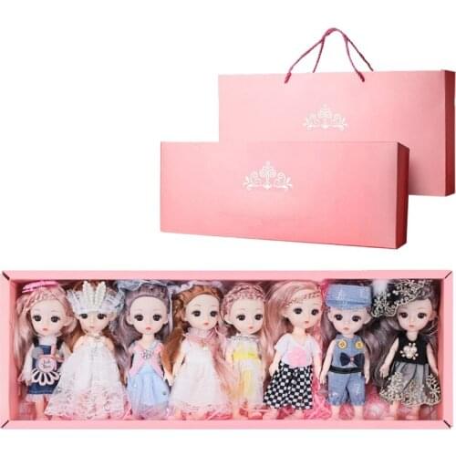 Mini Doll Toy Set Simulation Cute Princess Childrens Gift Changing Clothes Doll Customized Supplies Toys for Girls