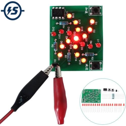 DIY Kit Electronic Design Constructor Windmill Kit DC 5V Funny DIY for Practice Adjustable Speed MCU for Soldering Electronics
