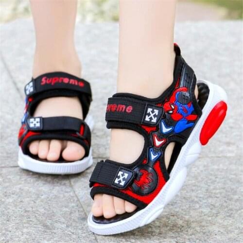 Disney Summer of 2021 the new boys sandals cuhk beach shoes, childrens shoes boys shoes baby soft bottom shoes