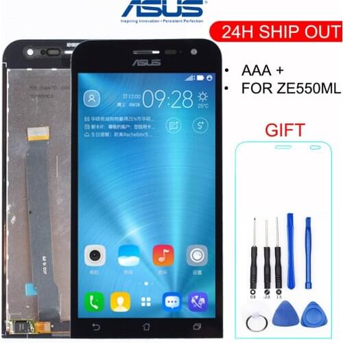 New 5'' LCD Display For Asus Zenfone 2 ZE500CL Z00D Touch Screen Digitizer Panel Glass Sensor Assembly/Frame
