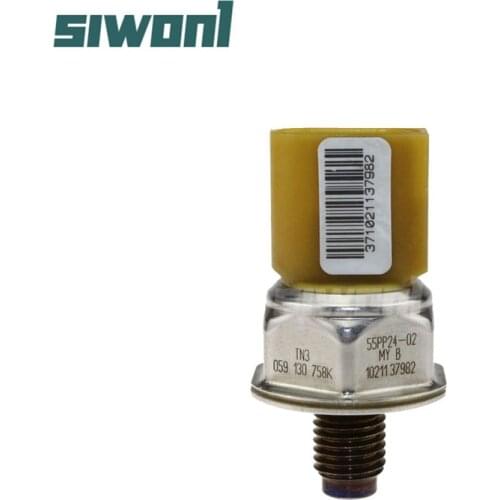 For Audi A4 A5 A6 C6 Q7 Phaeton Touareg 3.0 059130758K 55PP24-02 Original Fuel Rail Pressure Sensor Drucksensor 059 130 758K
