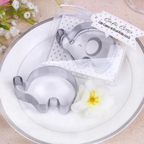 Lovely Mother & Baby Elephant Cake and Cookie Cutter Moulds Wedding Favor Wedding Gifts For Guests F20173478