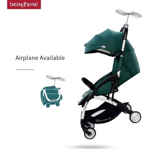 Adjustable baby stroller can sit reclining lightweight folding childrens trolley on the plane safety shock absorber stroller