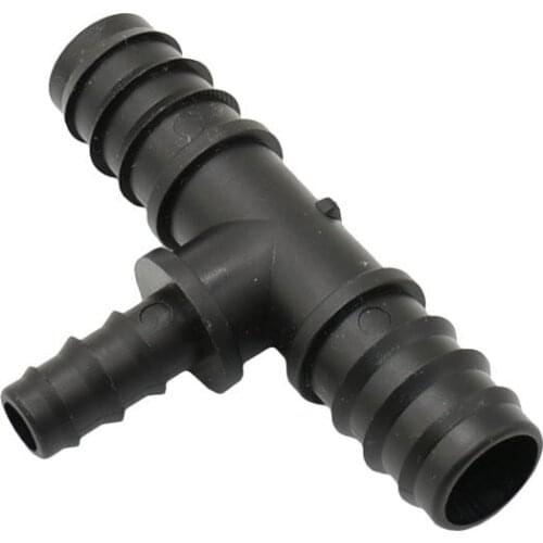 Garden hose 25 to 16mm Reducing tee water splitter Connector barbed Lock Nut 3 Way Hose barbed irrigation connector 25pcs