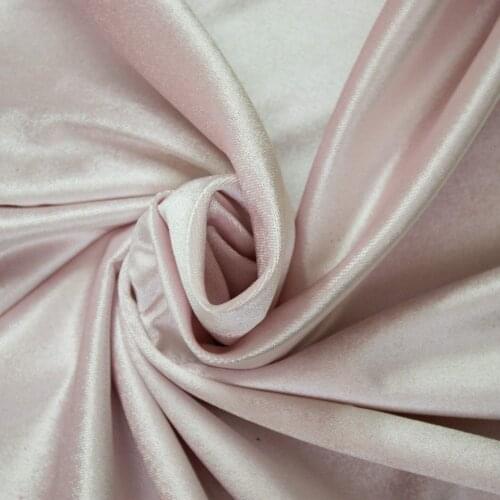 Light Pink Curtain Velvet Fabric 145 cm width 10 mt'ye up cut