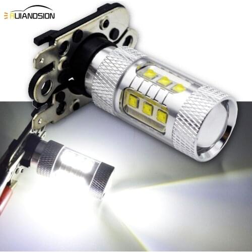 2pcs 80W 12v 24v PH16W LED Bulbs For 2011-2013 LCI BMW E92 328i 335i M3 & 2010-up Audi A7 S7 RS7 Backup Reverse Lights White