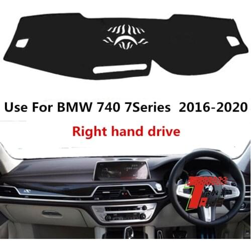 TAIJS Factory Sport Simple Polyester Fibre Car Dashboard Cover For BMW 740 7Series 2016 2017 2018 2019 2020 Right hand drive